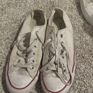 White converse sneakers